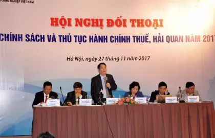 Tân Phát Etek tham gia hội nghị đối thoại chính sách thuế, hải quan năm