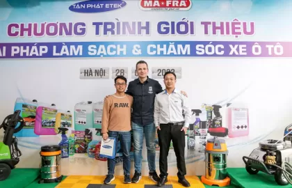 Chương trình "Giải pháp làm sạch và chăm sóc xe ô tô" đã diễn ra thành công tốt đẹp