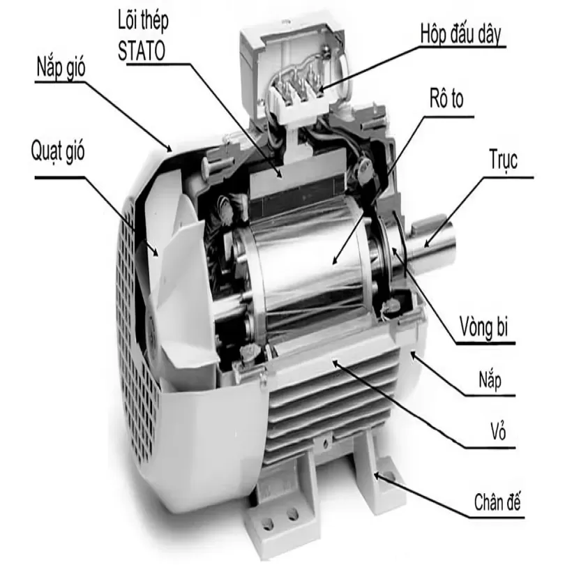 Phôi động cơ không đồng bộ 3 pha