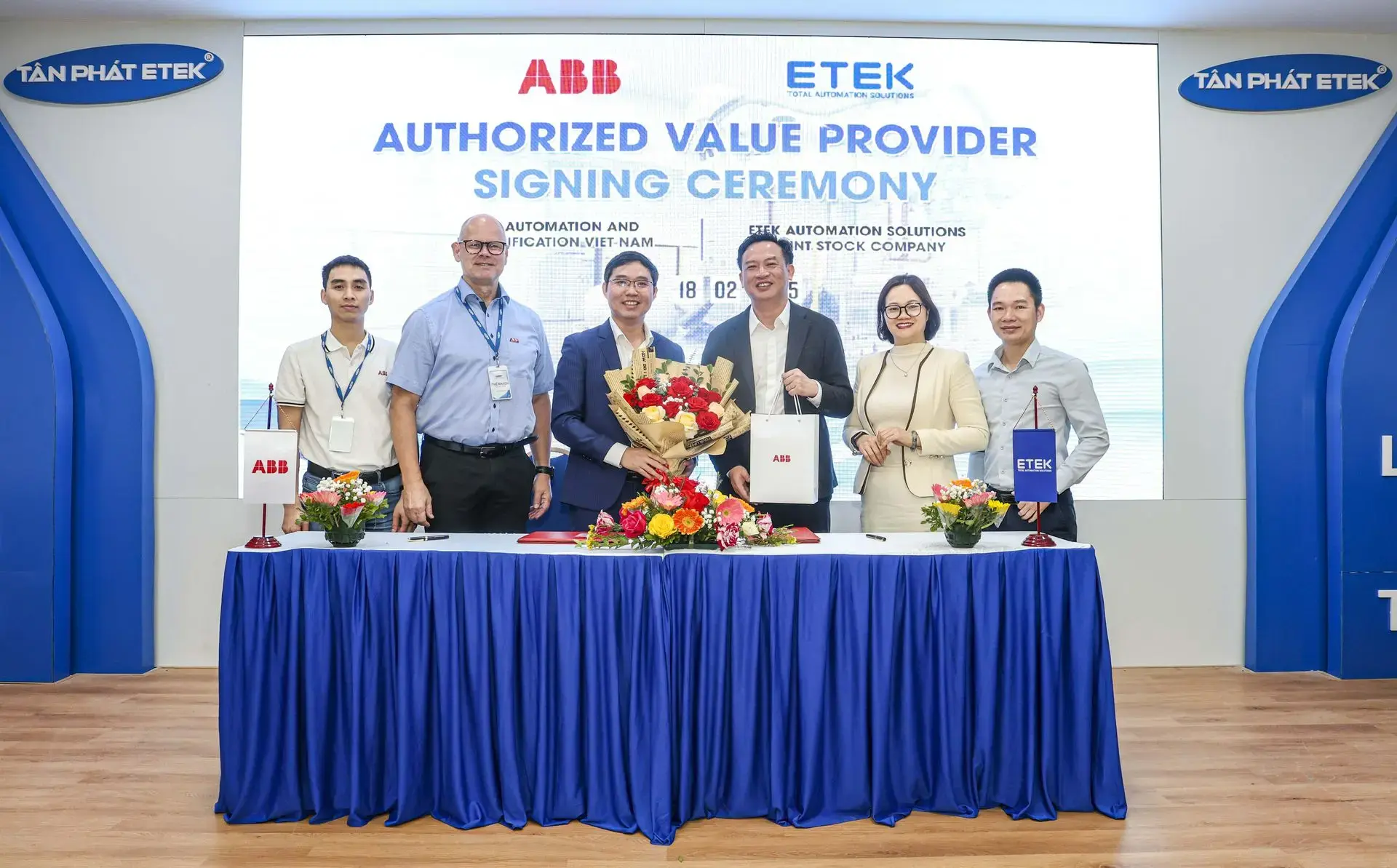 Lễ ký kết hợp tác chiến lược giữa ETEK & ABB