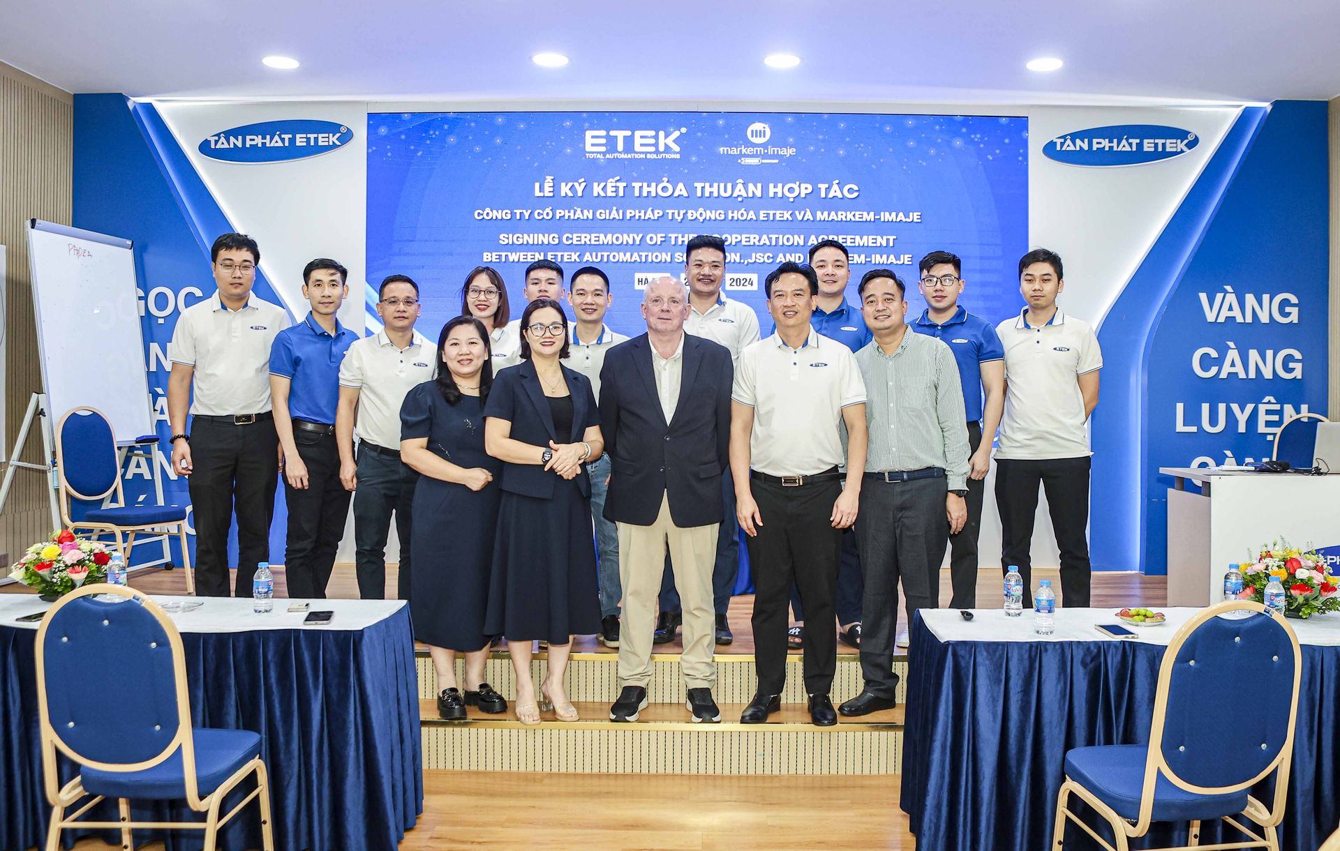 Lễ Ký Kết Hợp Tác Giữa ETEK Và Markem-Imaje