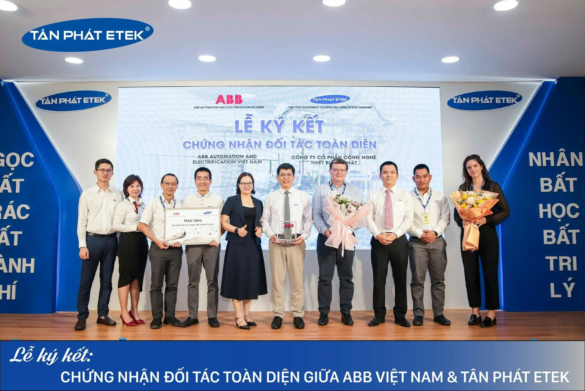 Tân Phát ETEK chính thức trở thành đối tác toàn diện của ABB Robotics tại Việt Nam