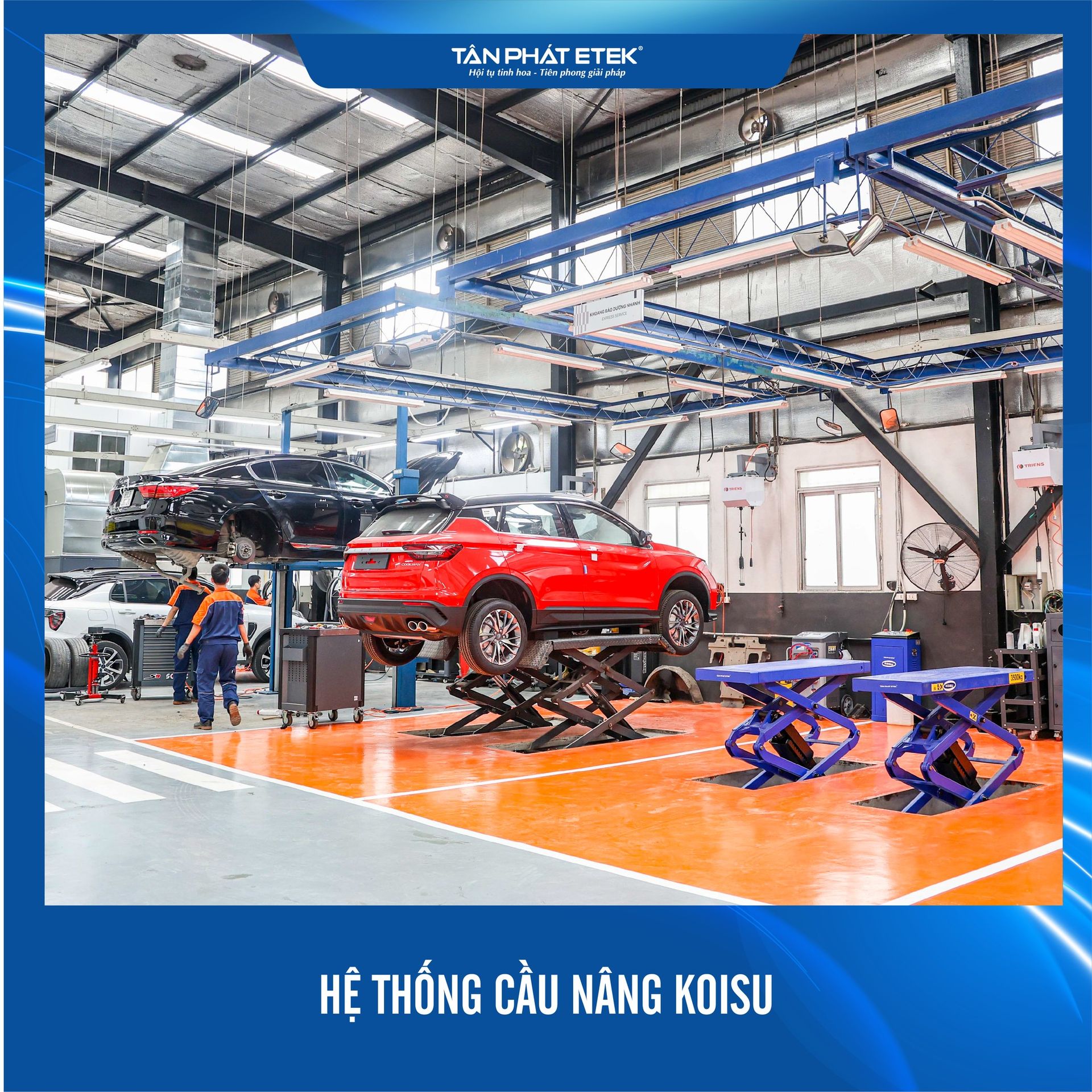 Tân Phát ETEK đồng hành cùng Geely Giải Phóng xây dựng showroom 4S đẳng cấp tại Hà Nội