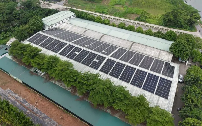 Tân Phát Etek triển khai hệ thống điện mặt trời cho doanh nghiệp Dệt May Nhân Khang