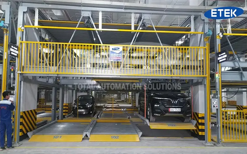 Hệ thống bãi đỗ xe tự động lớn nhất Việt Nam tại Vinhomes Symphony