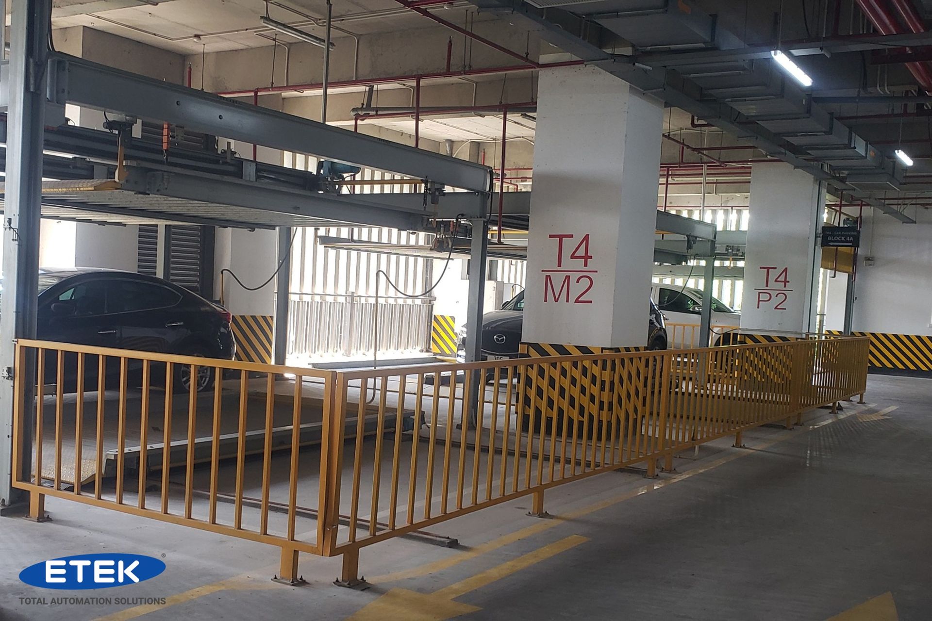 bãi đỗ xe thông minh tại Bea Sky Nguyễn Xiển
