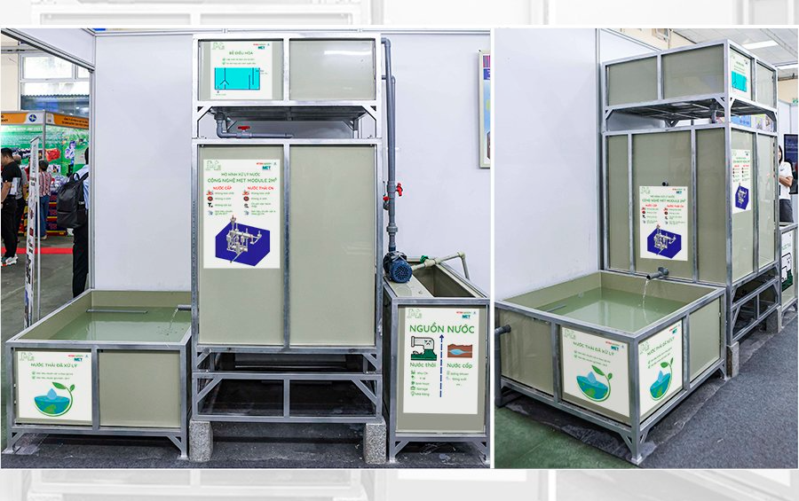 Công nghệ làm sạch nguồn nước ô nhiễm MET