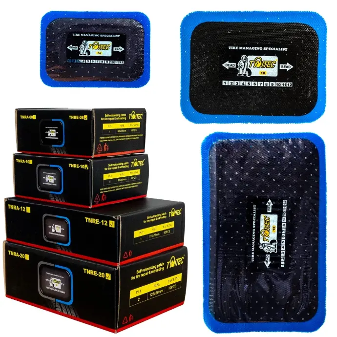 Miếng vá lốp mành thẳng tiêu chuẩn châu âu, 115x75 mm