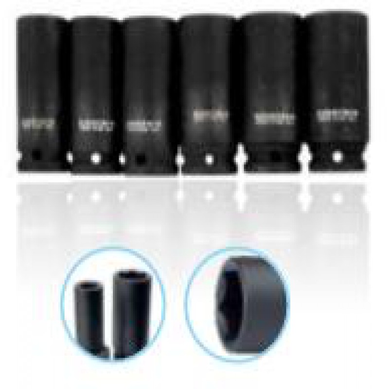 Khẩu dài cho súng vặn ốc 1/2", cỡ 19 mm