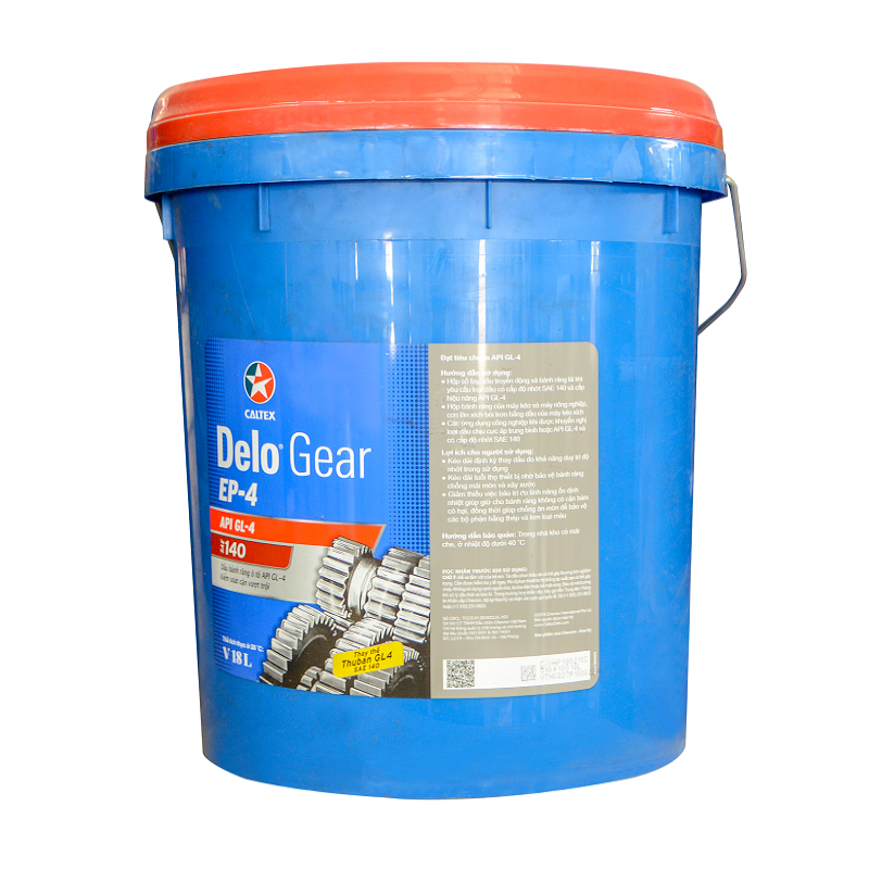 Dầu hộp số ô tô DELO GEAR EP4 140 (18 lít)(Số sàn, vi sai)
