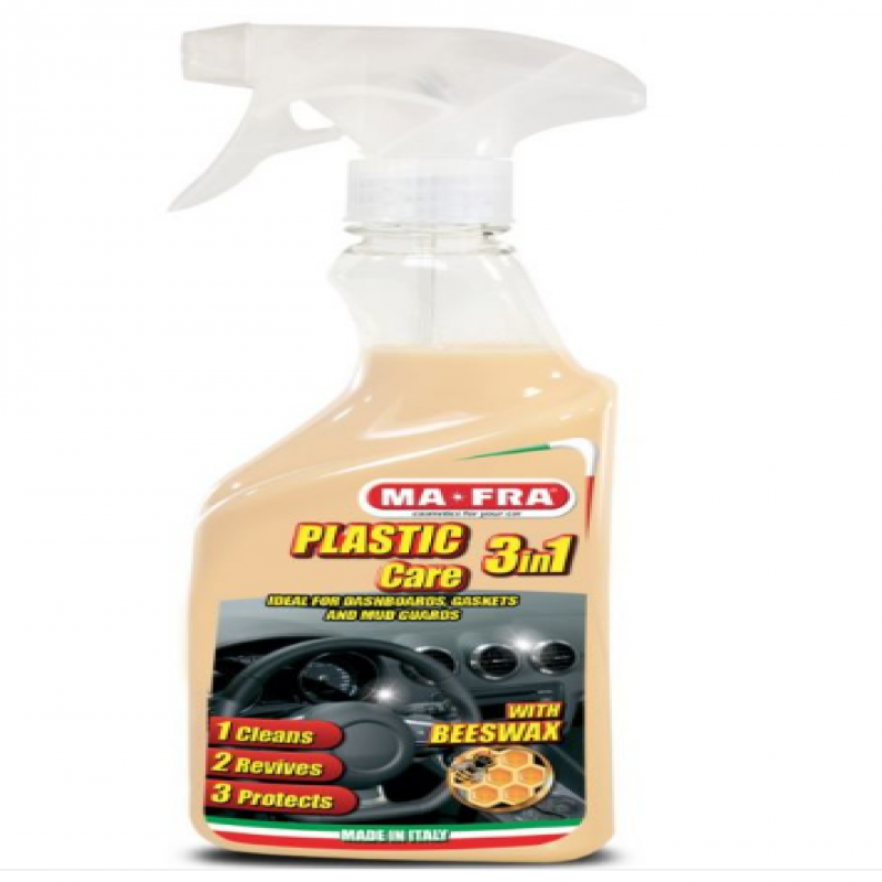 Hóa chất vệ sinh chi tiết nhựa - bóng - dưỡng nhựa bằng sáp ong 3 in 1 (Plastic Care 3in1)