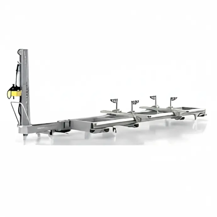 Bệ kéo nắn lắp nổi cho xe con, Tháp kéo 10 Tấn.