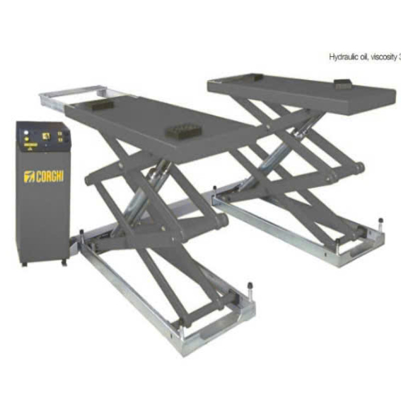 Cầu nâng cắt kéo nâng bụng 3.6 Tấn, Lắp chìm (3 Pha, RAL7016), model: ERCO C361T E, code: 0-41106300/00-34