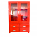 Tủ dụng cụ, 980 x 390 x 1560mm, có lắp cửa kính