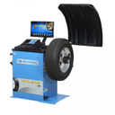 Máy cân bằng lốp xe con, hiển thị LCD, tự động đo nhập kích thước (màu xanh)