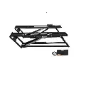 Cầu nâng cắt kéo di động 2,5 tấn (1 pha, màu xám)